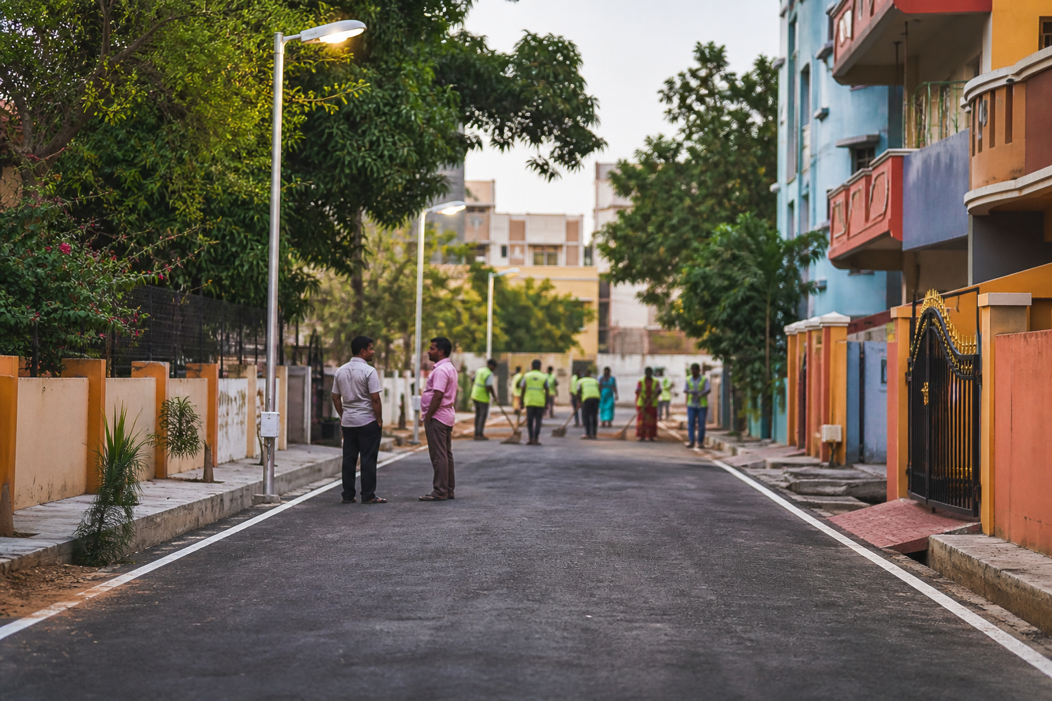 Community development supported by donations